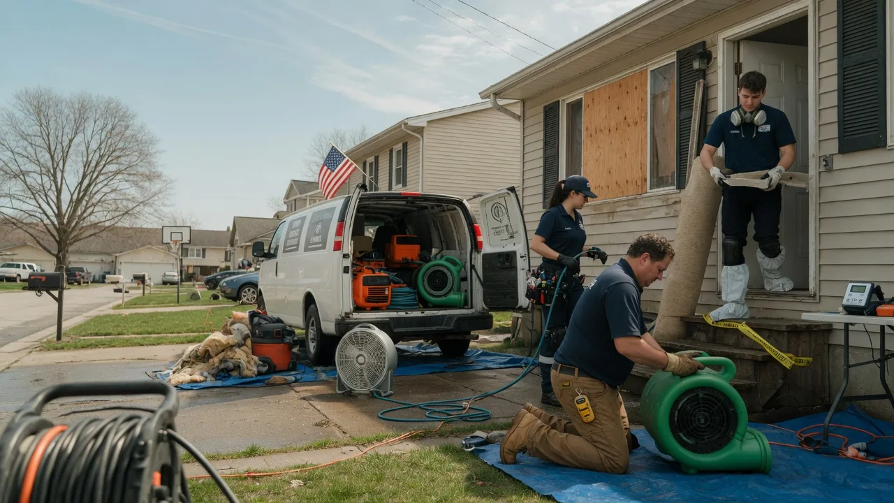 Water Damage Restoration in Frankford, MO near me